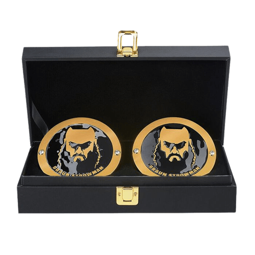braun strowman side plates championship replica box set Championship Belt WWF Belt