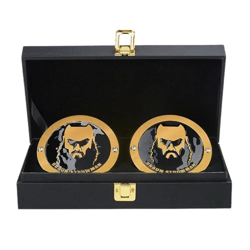 braun strowman side plates championship replica box set Championship Belt WWF Belt