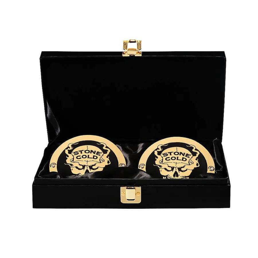Stone Cold Steve Austin Championship Side Plate Box Set Championship Belt WWF Belt