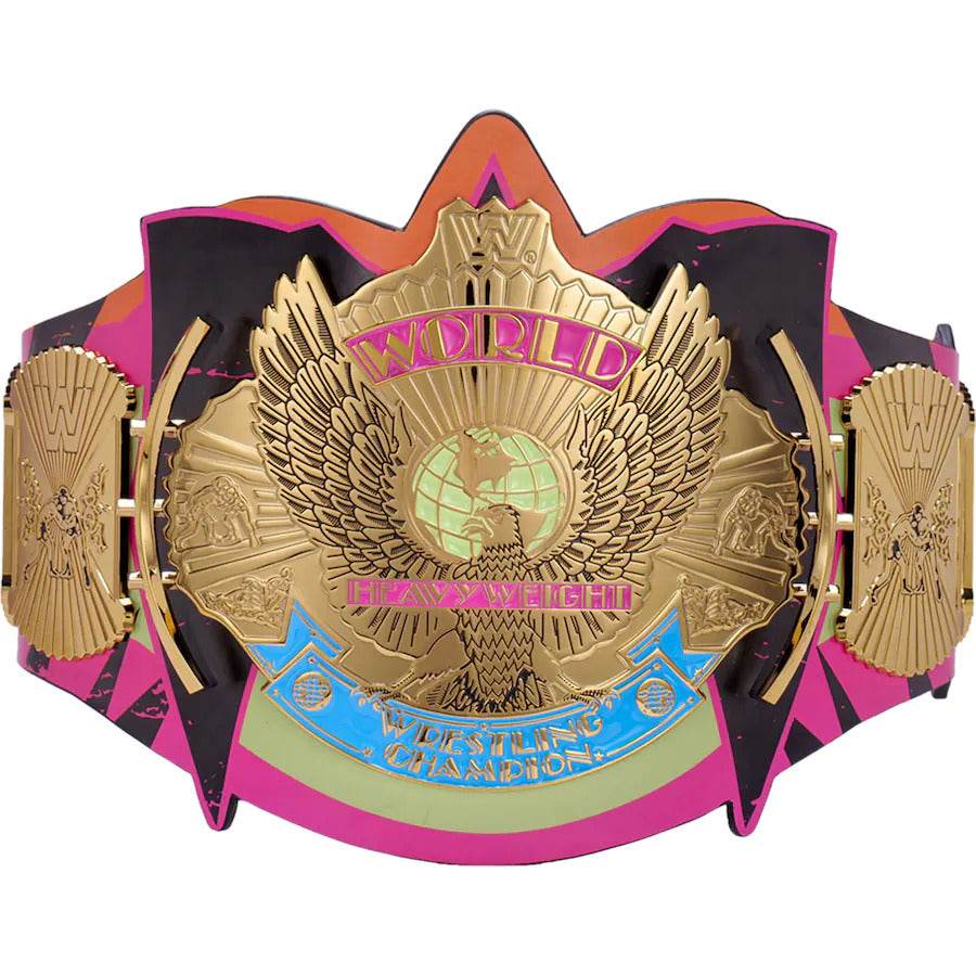 The Ultimate Warrior Signature Series Championship Title Belt Championship Belt WWF Belt