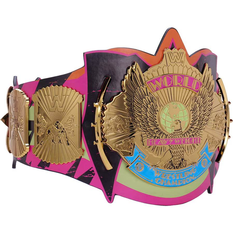 The Ultimate Warrior Signature Series Championship Title Belt Championship Belt WWF Belt