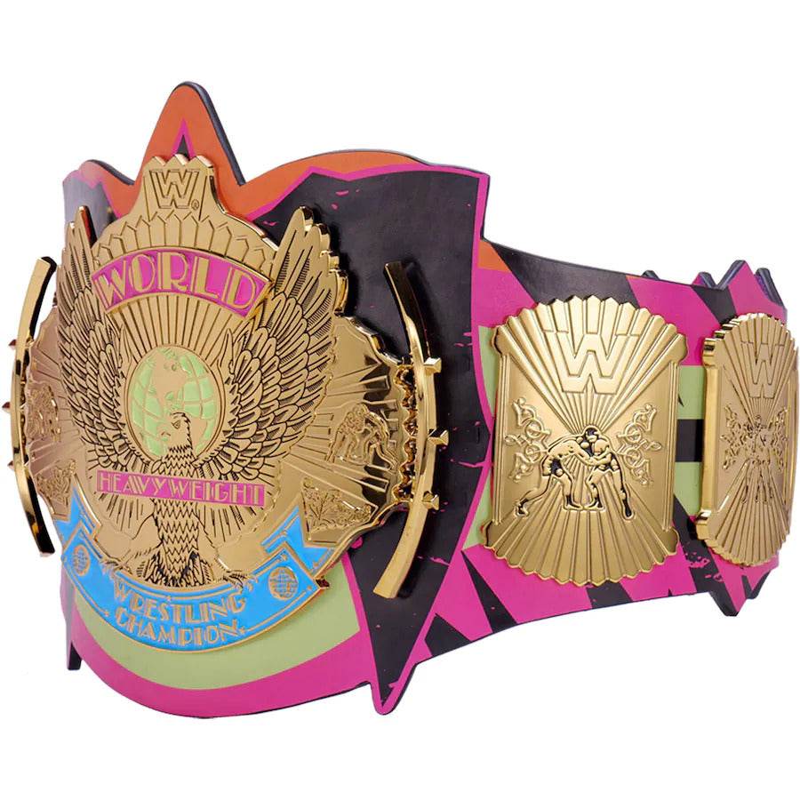 The Ultimate Warrior Signature Series Championship Title Belt Championship Belt WWF Belt