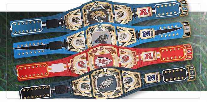A Guide On NFL WWE Title Belts - WWF Belt