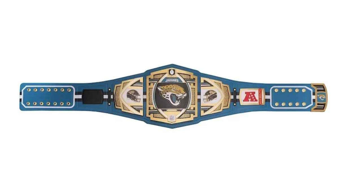 A Guide On WWE NFL Title Belts Jacksonville Jaguars - WWF Belt