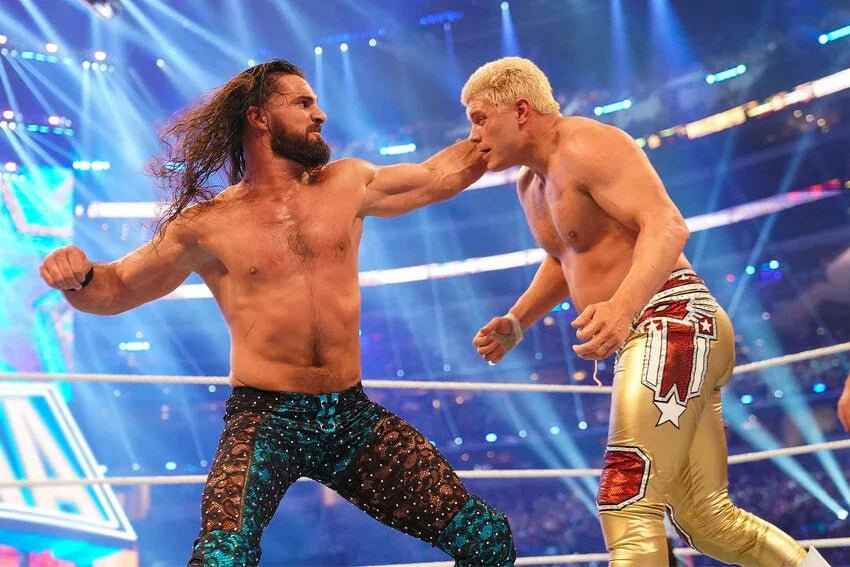 Cody Rhodes vs Seth Rollins - WWF Belt