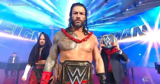 Roman Reigns Wrestlemania 40 entrance - WWF Belt
