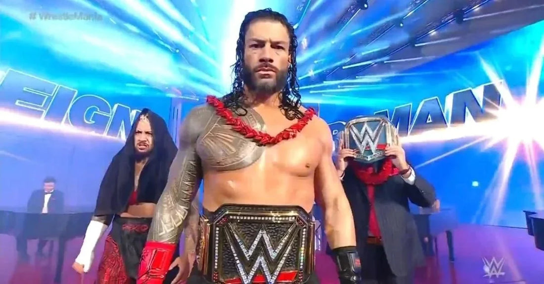 Roman Reigns Wrestlemania 40 entrance - WWF Belt