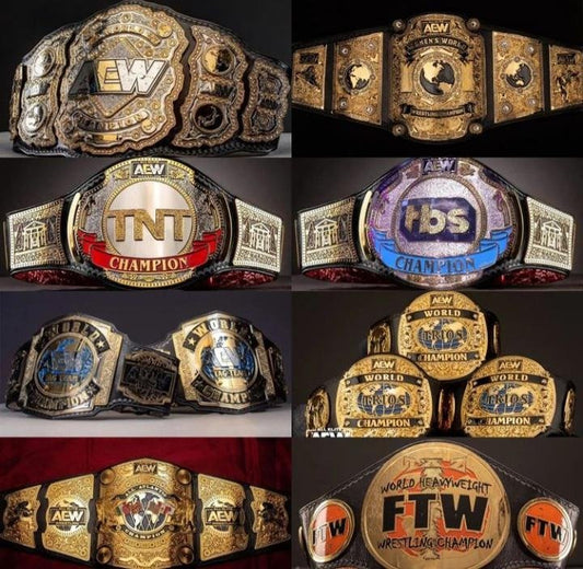 AEW Title Belts Inspired by Classic Wrestling - WWF Belt