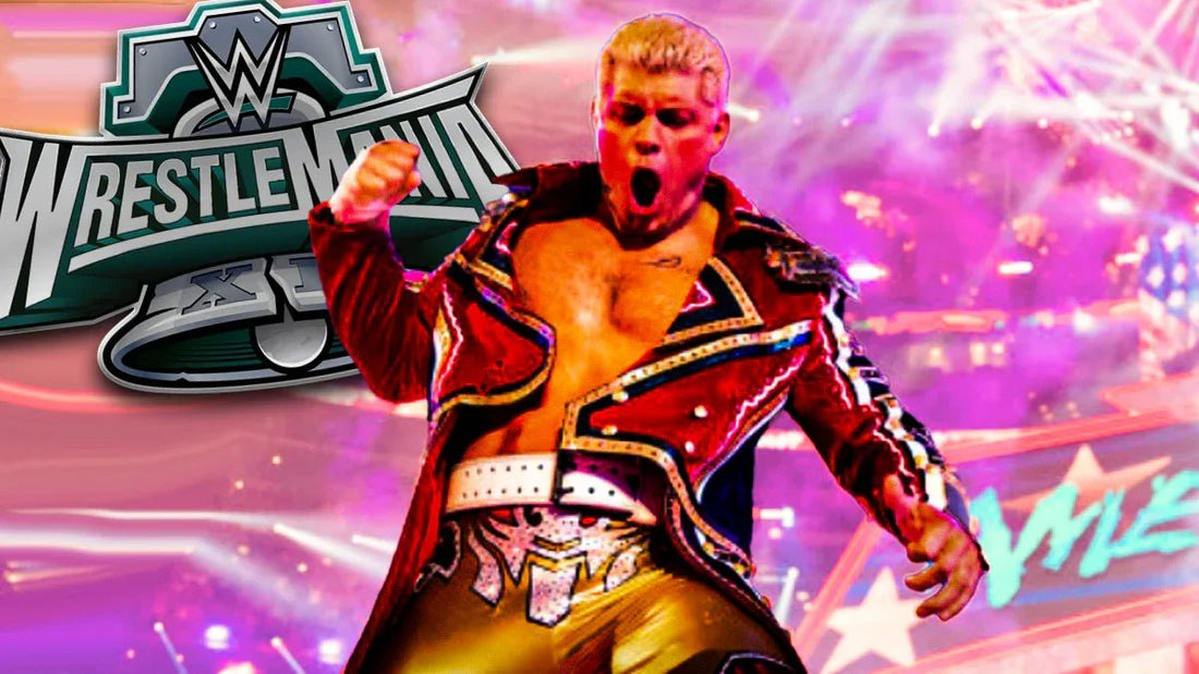 cody rhodes wrestlemania 40 entrance - WWF Belt