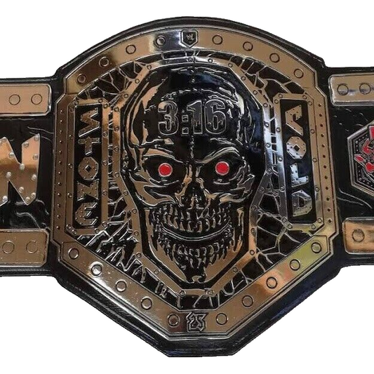 WWE Steve Austin Stone Cold Smoking Skull Championship Belt