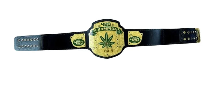 420 Weed World Wrestling Championship Title Belt - WWF Belt