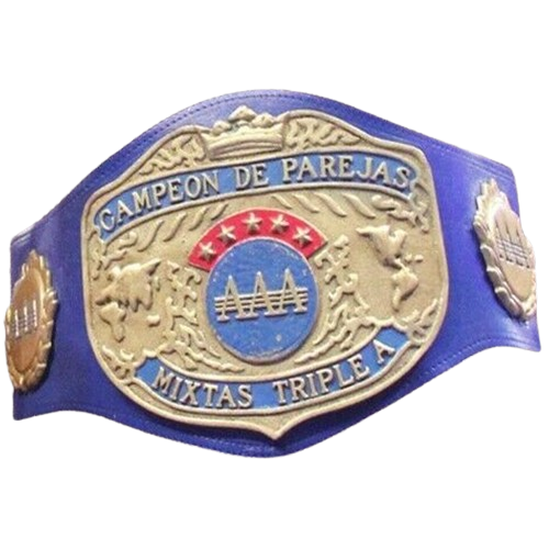 AAA Campion De Parejas Mixtas Triple A Championship Belt