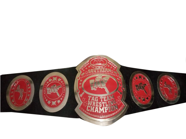 AWA Southern Tag Team Wrestling Champion Belt Ohio Valley Wrestling WWF American