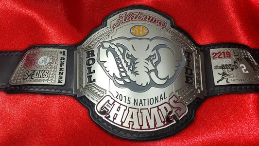 Alabama Roll tide 2015 National Championship Belt