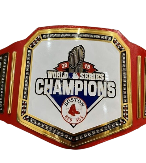 Boston Red Sox Championship Wrestling Belt American Baseball Fans MLB 2MM Brass