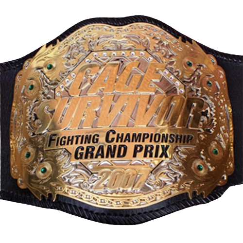 MMA Cage Survivor 2007 Championship belt