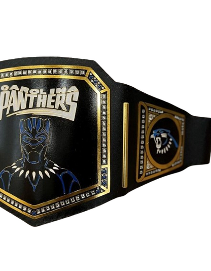 Carolina Panthers Championship Wrestling Belt 2mm Brass Adult Size