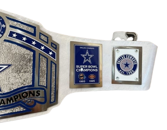 DALLAS COWBOYS NFL Championship Wrestling Belt 2mm Brass Adult Size