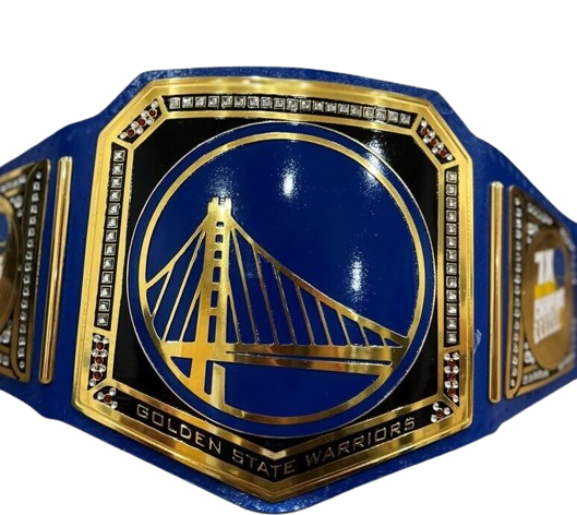 Golden Gate State Warriors Championship Belt Adult 2mm Brass Original Leather