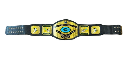 Green Bay Packers NFL Championship Wrestling Belt 2mm Brass Adult Size