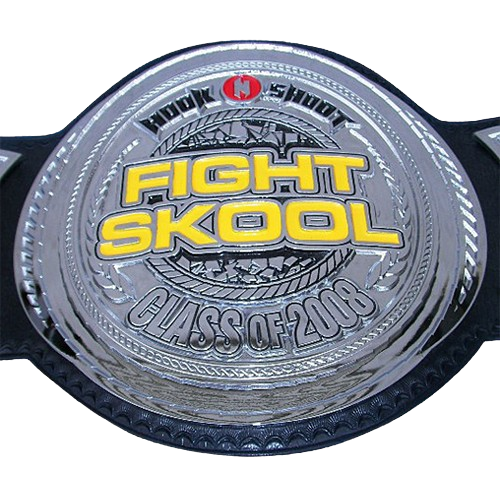 Hook N Shoot Fight Skool Class of 2008 Championship Belt