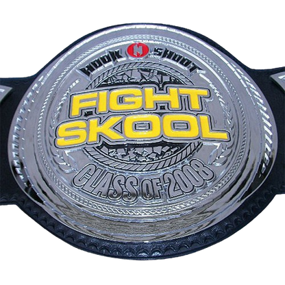 Hook N Shoot Fight Skool Class of 2008 Championship Belt