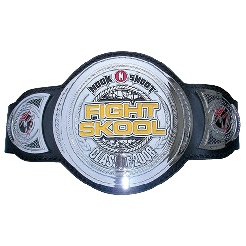 Hook N Shoot Fight Skool Class of 2008 Championship Belt