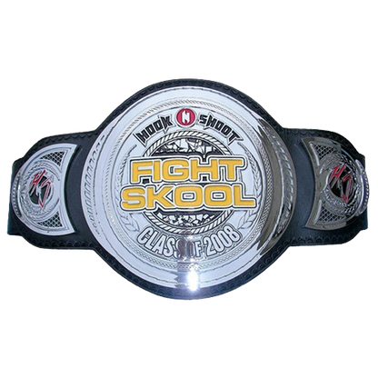 Hook N Shoot Fight Skool Class of 2008 Championship Belt