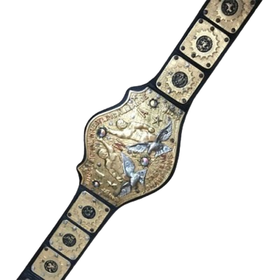 IWA International Wrestling Tag Team Champions Belt Zodiac Star Japanese Promote