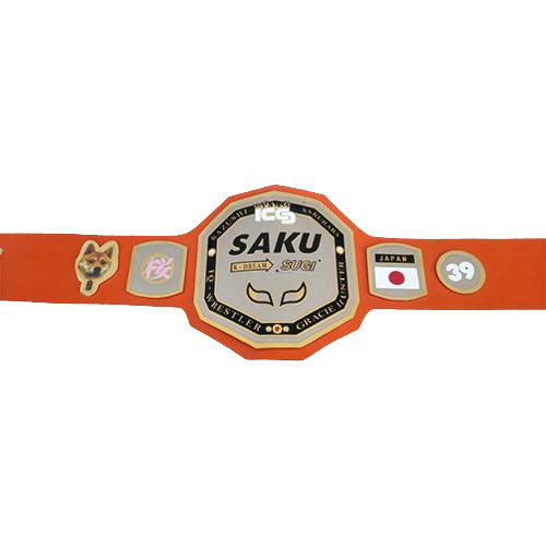 Kazushi Sakuraba Sugi IQ Wrestling Gracie Hunter champion belt Saku KDream Japan