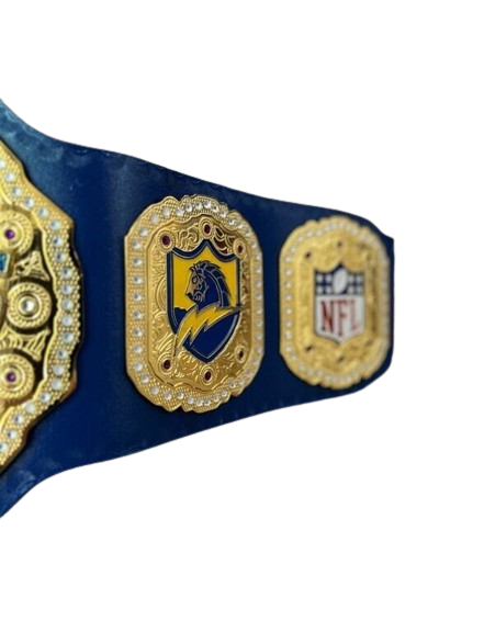 LA Chargers Los Angeles Championship Belt Adult Size 2mm Brass