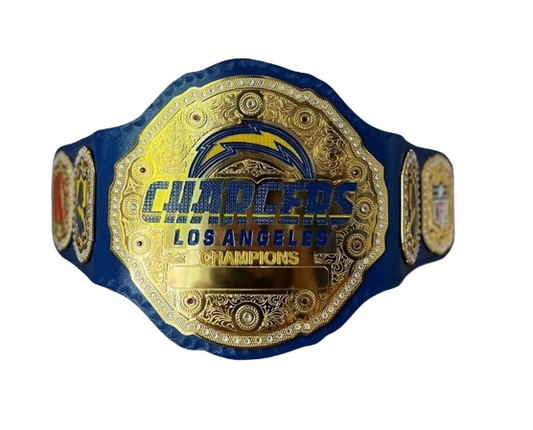 LA Chargers Los Angeles Championship Belt Adult Size 2mm Brass