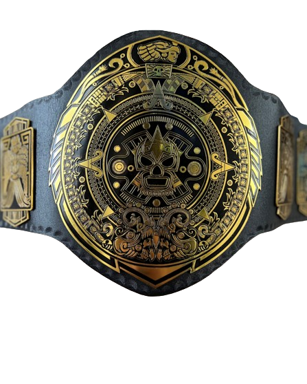 LUCHA Underground Championship Replica Title Belt 2mm Brass Original Leather