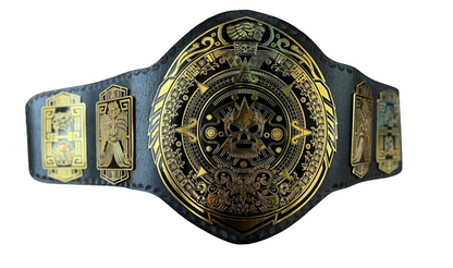 LUCHA Underground Championship Replica Title Belt 2mm Brass Original Leather