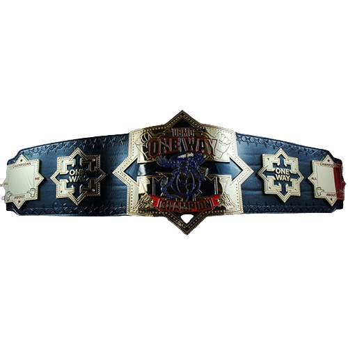 Marine’s ONE WAY Title Champion belt