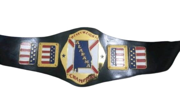 NWA Alabama Heavyweight Championship Belt Jan Madrid Don Field Dick Dunn