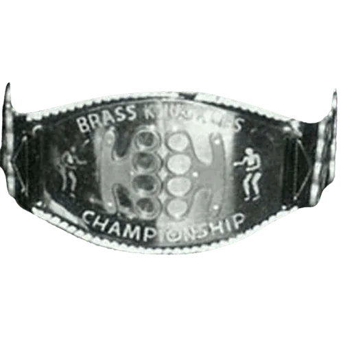 NWA Brass Knuckles WCCW WCWA Championship Replica Title Belt - WWF NWA Brass Knuckles WCCW WCWA Championship Replica Title Belt - WWF