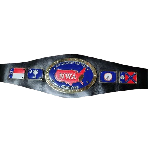 NWA Mid-Atlantic Tag Team Champion Belt Mid Atlantic Rip Hawk Swede Hanson Levy