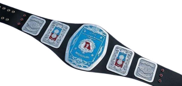 NWA Missouri Heavyweight Title Champion Belt Cando Curtis George Baptiste Jake