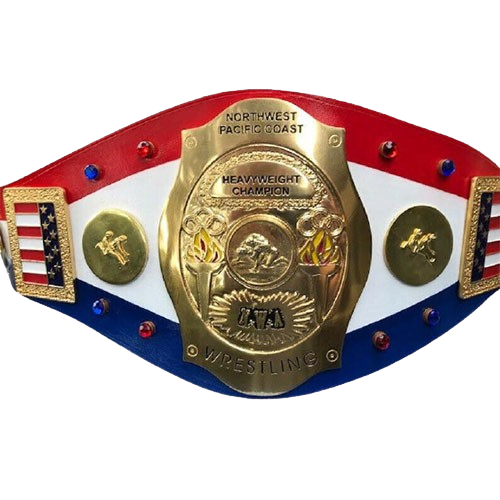 NWA Northwest Pacific Coast Heavyweight Champion belt Eric Pederson Ed Francis