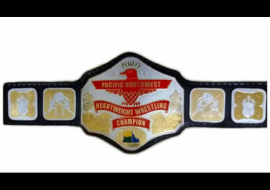 NWA Pacific Northwest Heavyweight Wrestling Champion Title Belt Adult Size Replica Belts