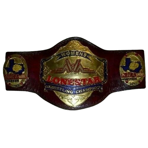 NWA Texas Lone Star Women Wrestling Old Champion Belt Claudia del Solis Women’s