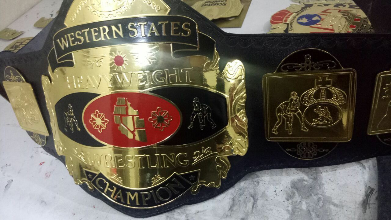 NWA Western States Heavyweight Wrestling Championship belt
