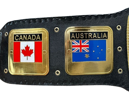 NWA Domed Globe World Heavyweight Wrestling Championship Replica Tittle Belt 2MM