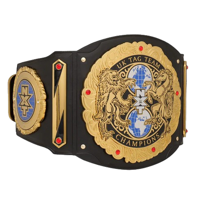 NXT United Kingdom Tag Team Wrestling Championship Replica Title Belt