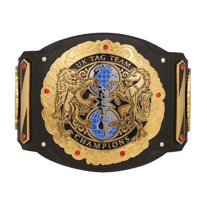 NXT United Kingdom Tag Team Wrestling Championship Replica Title Belt