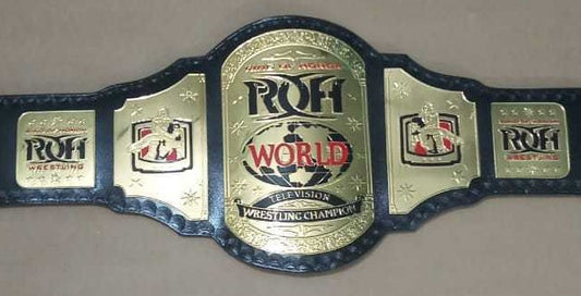 New Ring Of Honor World Wrestling Championship Title Belt