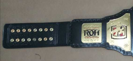 New Ring Of Honor World Wrestling Championship Title Belt