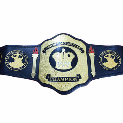 New SMW Smoky Mountain Heavyweight Championships Wrestling Belt Replica Metal Plates Adult Size Belts