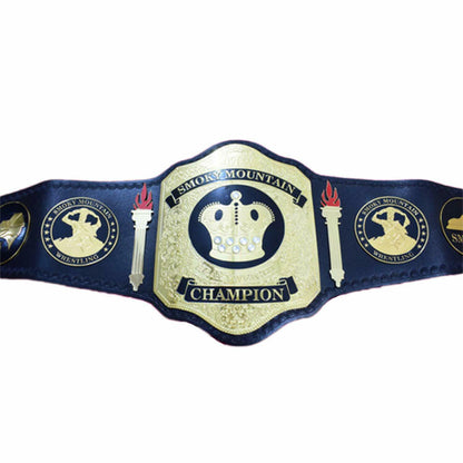 New SMW Smoky Mountain Heavyweight Championships Wrestling Belt Replica Metal Plates Adult Size Belts